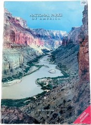 Large Collector Book, 'National Parks Of America' By Dr. Valerie Gibb - Poster Included