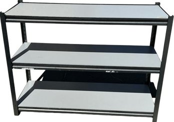 Three Shelf Heavy Duty Utility Shelf 48 Inches Wide X 19 Inches Deep 36 Inches Tall (1 Of 2)