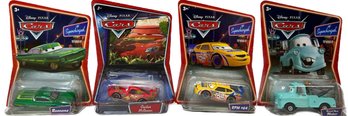 Collectible 4pcs Disney Pixar Cars,  Ramone, Cactus McQueen, RPM #64, Brand New Mater - 21'