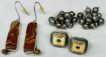 Chicos And Other Silver-colored Earrings