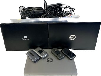 Hp Chromebook, LG, Jitterbug, And More Flip-phones, Remotes, Laptops, And Cords