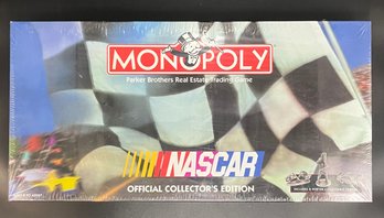 Brand New Unopened Official Collectors Edition Of Nascar Monopoly Including 8 Pewter Collectable Tokens