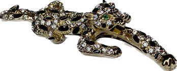 Jeweled Jaguar Keychain Decoration