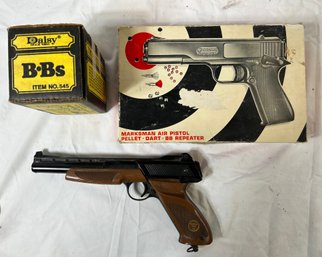 BB Guns- Marksman Repeater, Power Line Model 1200 And BBs