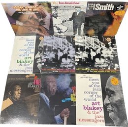 (9) Unopened Vinyl Records, Art Blakey, Lou Donaldson And Many More