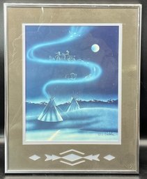 Framed Print Of Art From The Spirit By D.L. Valdes (11.25in X 14.25in)