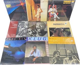 Collection Of 9 Unopened Vinyl Includes, Earl Klugh, Jimmy Knepper, Moe Koffman And Many More