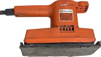 Black & Decker Single Action Sander- Tested And Working