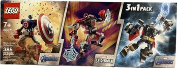 LEGO 66671 Marvel Mech Armor Collection 3 In 1 Pack- New In Box, 385 Pcs