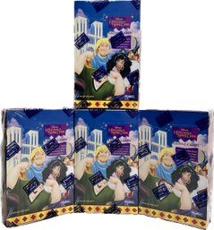4 BOXES -Disneys The Hunchback Of Notre Dame Trading Cards