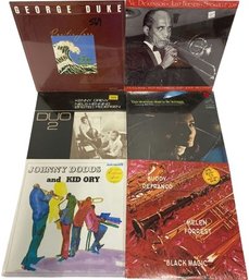 6 Unopened Vinyl Records From George Duke, Johnny Dodds, Vic Dickenson And Many More