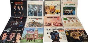 Vinyl Records Including The Chad Mitchell Trio , The New Christy Minstrels.