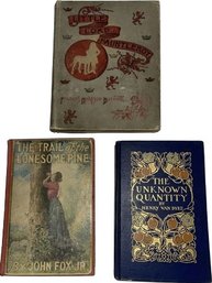Lot Of 1900s Vintage Books Including John Fox Jr, Henry Van Dyke, And Frances Burnett