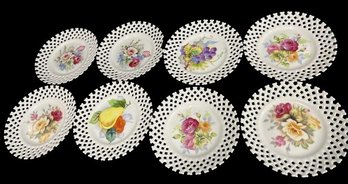 (8) Plate Set Fruit Dishes - 8'