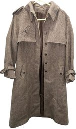 Tan Wool Trench Coat  - 50.5' Height