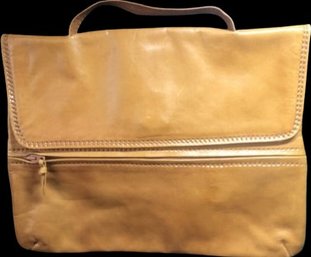 Leather Handbag, Made In Italy,  14 Length, 11 Height