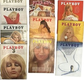 (10) Vintage Playboy Magazine