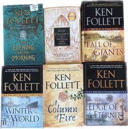 Collection Of Ken Follett Historical Fiction Novels