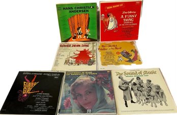 Timeless Vinyl Record Collection Of Broadway Music: The Sound Of Music,  An American In Paris, Funny Girl, Etc