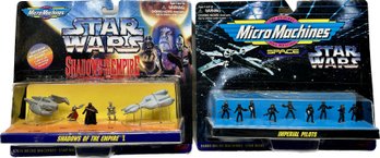 Star Wars Micro Machines Shadows Of The Empire And Star Wars Micro Machines Imperial Pilots