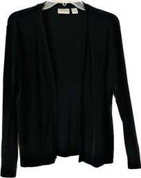 Chico's Travelers. Ladies Black Jacket. Acetate And Spandex. Size One. Great For Travel.