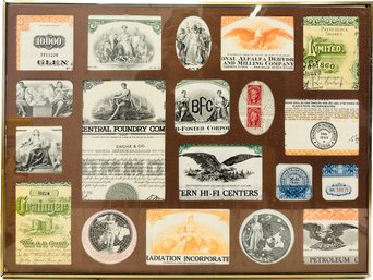 Vintage Of Currency Collage