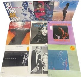 (9) Unopened Vinyl Records, John Lewis, Helen Merrill, Vikki Carr, Carmen Mcrae And Many More