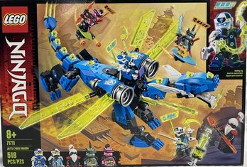 LEGO 71711 NINJAGO Jay's Cyber Dragon- New In Box, 518 Pcs