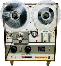 Vintage Cross Field Super Deluxe Akai X-1800SD 4track Stereo/mono Reel To Reel 8 Track Stereo Cartridge & Tape