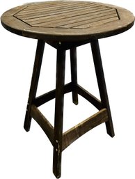 Teak Wood Patio Table, 38.5Hx28D