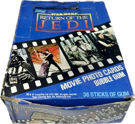 1983 Topps Star Wars Return Of The Jedi Movie Photo Cards With Bubble Gum