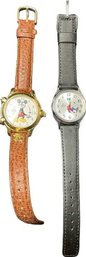 Mickey Mouse And Goofy Watches. Lorus - Watches Are Untested.