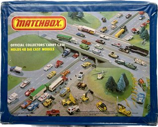 Matchbox Carrying Case With Die Cast Models (39 Model Cars)