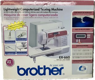 Brother EX-660 Lightweight Computerized Sewing Machine (12Hx15L)