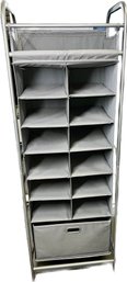 Vertical 12-cubby Shoe Storage Organizer