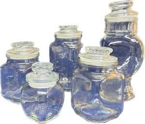 Decorative Glass Jars With Sealed Lids