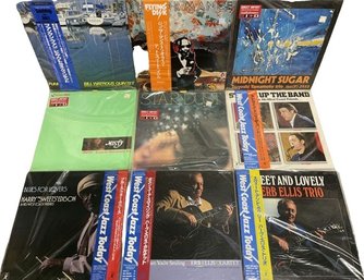 Japanese Pressed Vinyl Records. Lot Of 9. Including Tsuyoshi Yamatomo, Herb Ellis And Many More