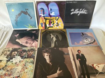 9 Vinyl Records- Steve Winwood, Don Henley, Dire Straits, Eric Clapton