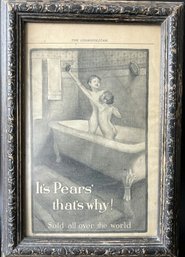 Its Pears Thats Why! Framed Art - 11Lx7.5W