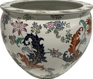 Eastern Asian Coy Planter- 15in Wide X 12in Tall, Made In China