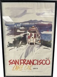 Water Color Print By Nola Betts Of San Francisco (25x37.5)