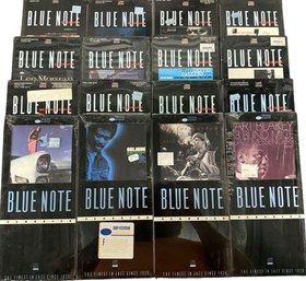 UNOPENED Collection Of Boxed Blue Note Classic Jazz CDs (16) Including Lee Mrogan, Art Blakey And Many More