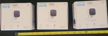 3 Blink Mini HD Indoor Security Cameras