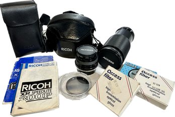 Ricoh Multi-program XR-P Camera, Ricoh XR Speedlite 300P, Ricoh KALT Polarizer 62mm Lens, Access UV 49mm Lens
