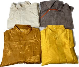 4 Wraparound Tibetan Shirts