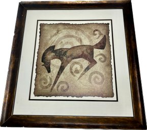 Leaping Horse Print By Raya 23x23.5