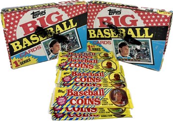 1989 Topps Big Baseball Cards 1st Series, Topps 1989 Baseball Coins