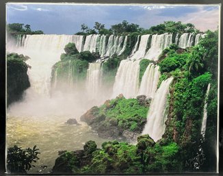 Printed Signed Photograph, Miracle Waters Iguazu Falls, Argentina By Andy Marquez (16in X 20in)