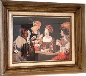 'The Cheat With The Ace Of Diamonds' Framed Reproduction Georges De La Tour
