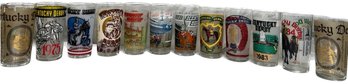 Classic Kentucky Derby Drinking Glass 12pcs, 5'